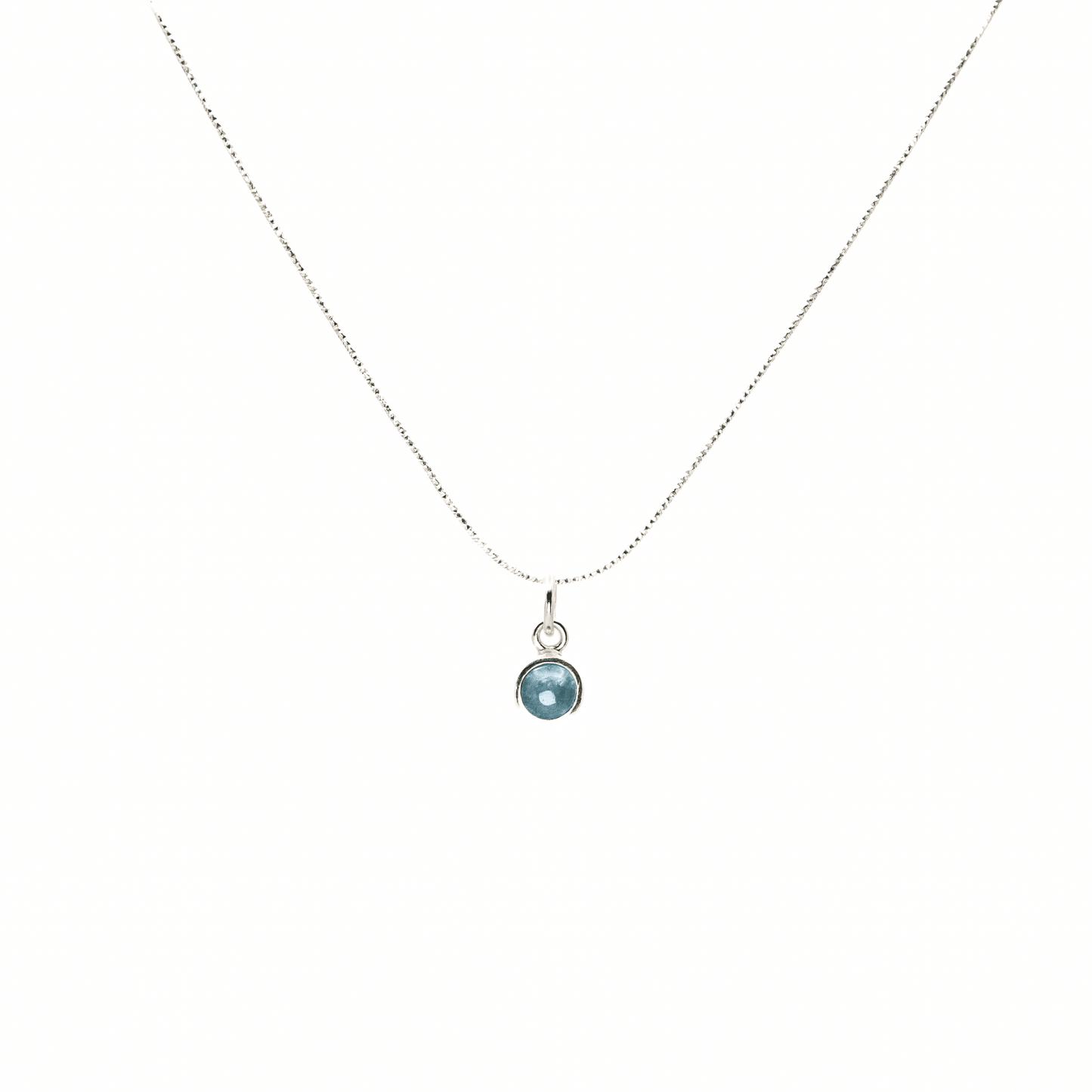 Collar Gema Aguamarina