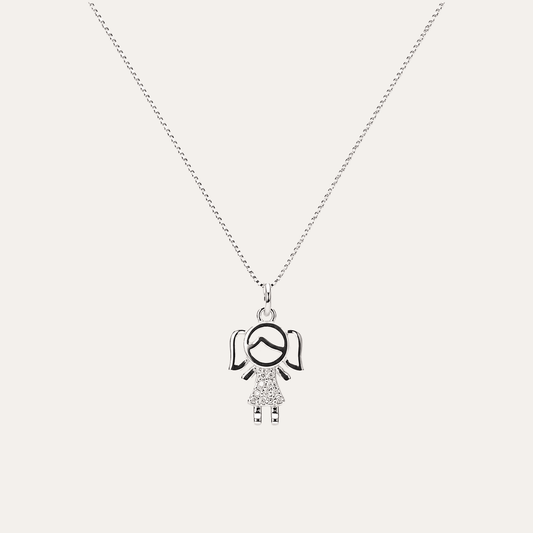 Collar hija plata 925