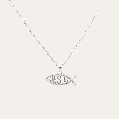 Collar Ichtus plata 925