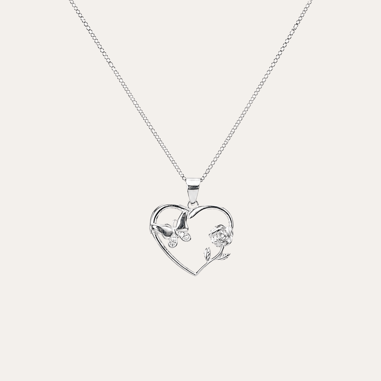 Collar Jardin de Amor plata 925