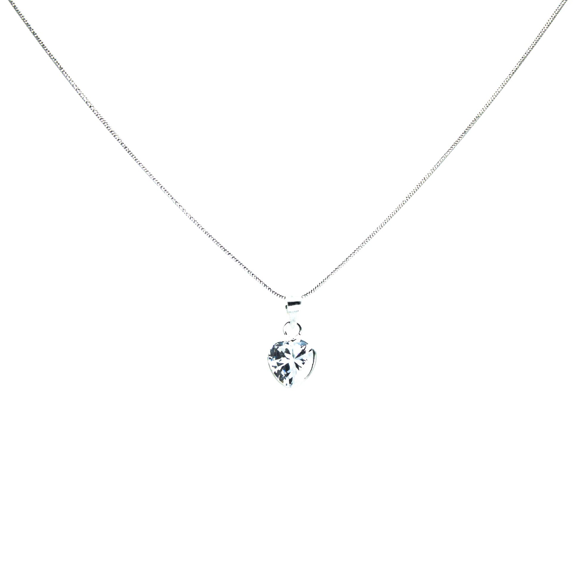 Collar Luz de Corazón Plata 925