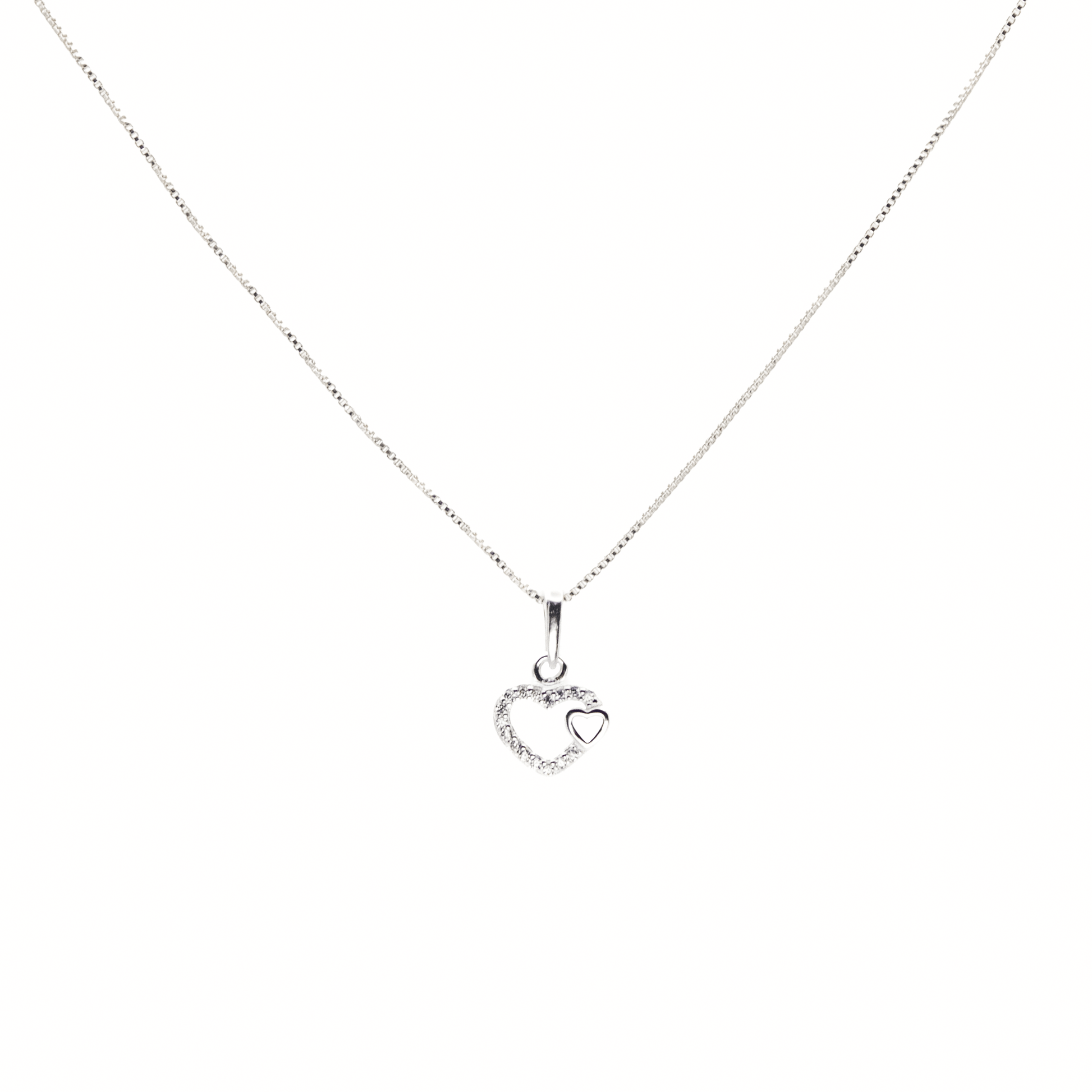 Collar Nuestros Corazones Plata 925