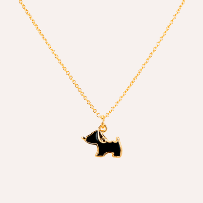 Collar 'Dog Lover' Baño en Oro (dos colores)