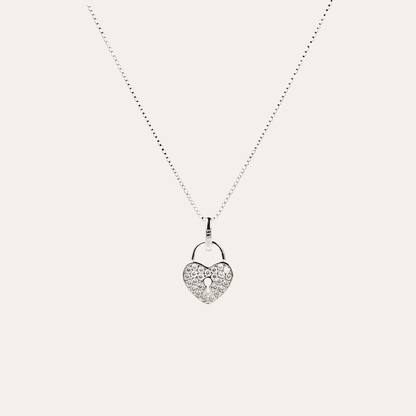 Collar Promesa de amor plata 925