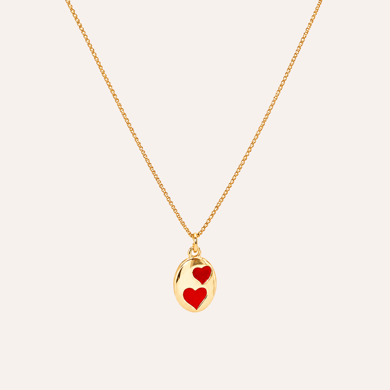 Collar Romantica Baño Oro