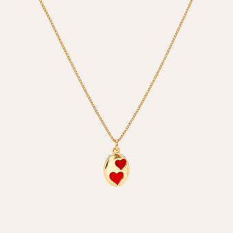 Collar Romantica Baño Oro