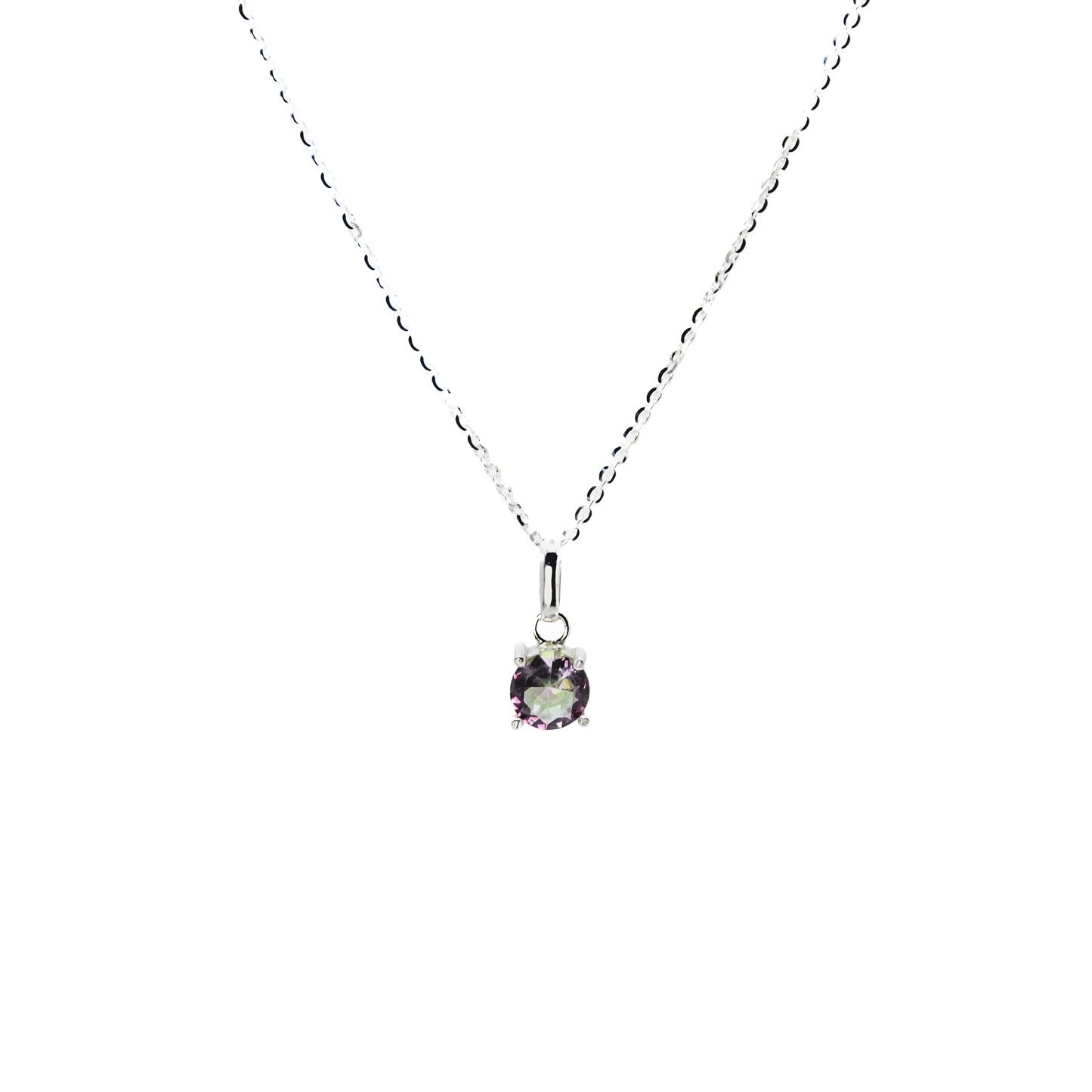 Collar Vitrum topacio mistico