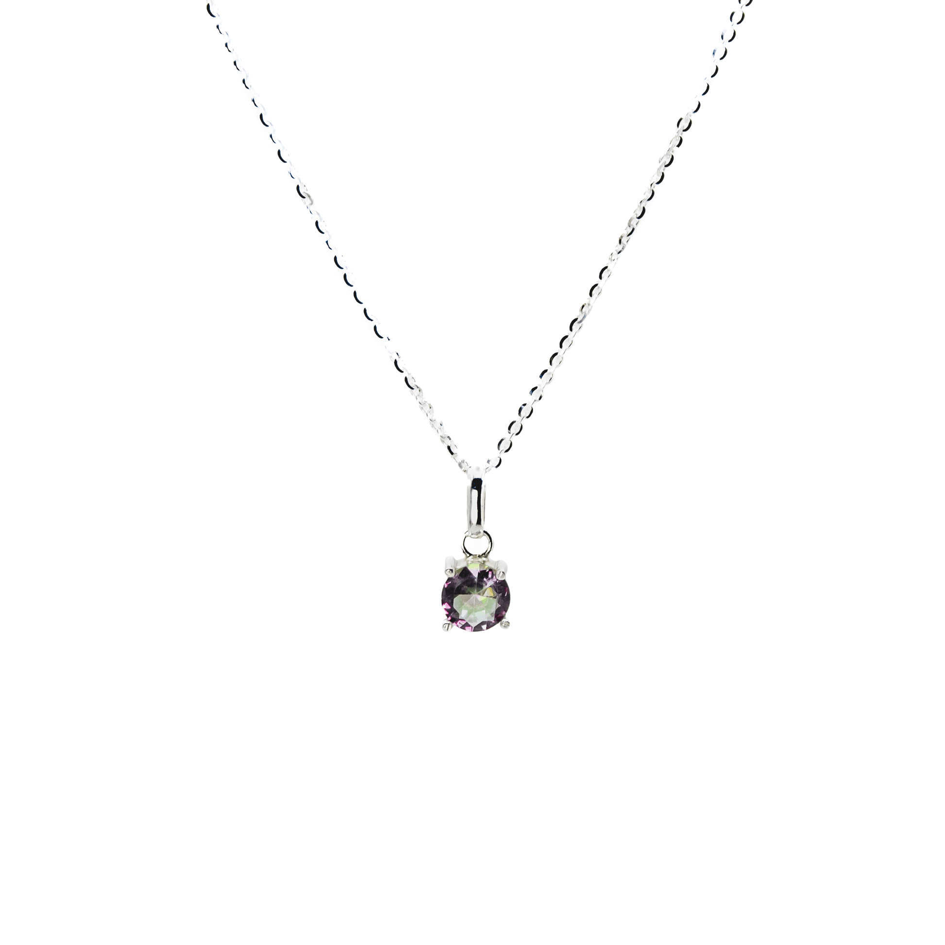 Collar Vitrum topacio mistico
