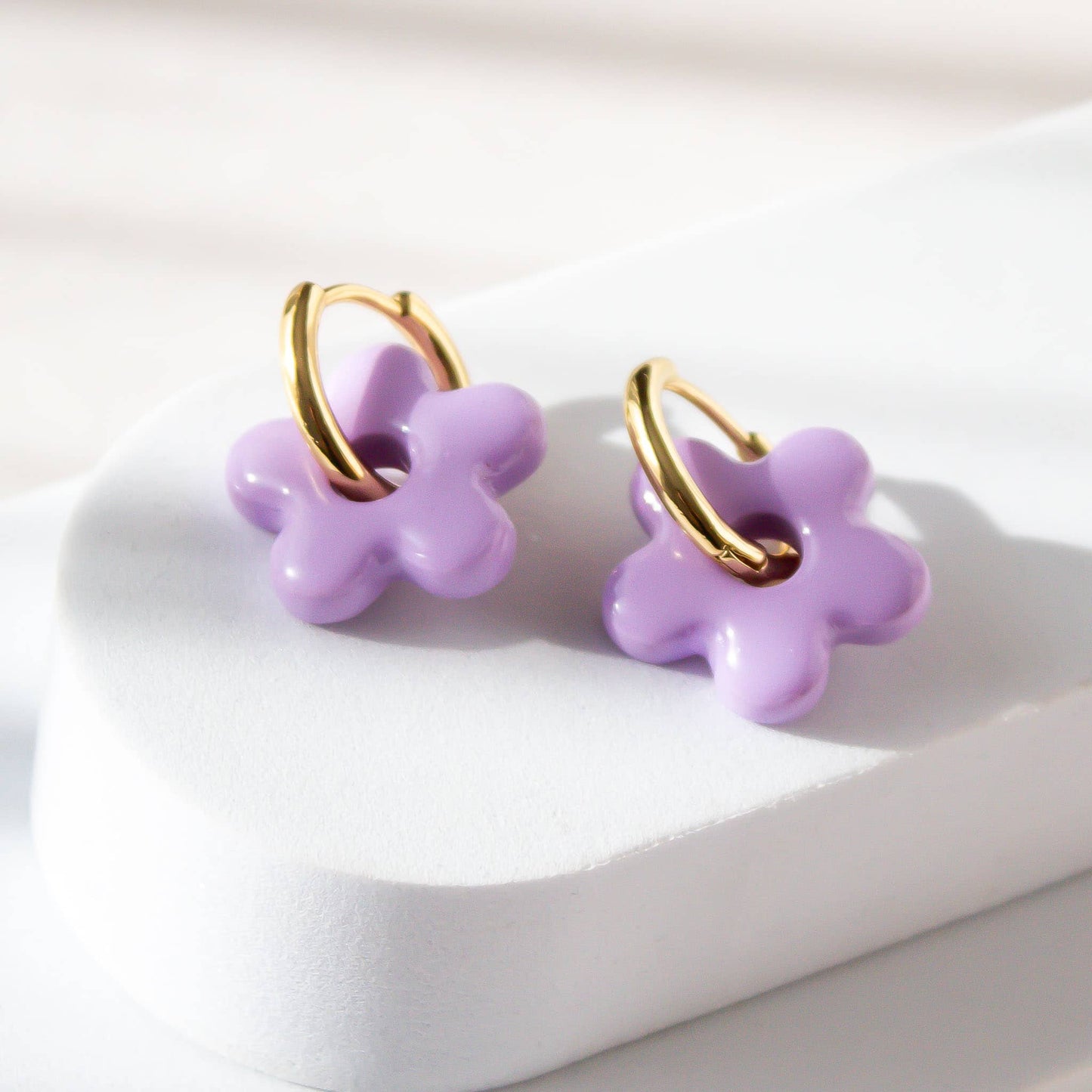 Escenario Aros Flor Lavanda