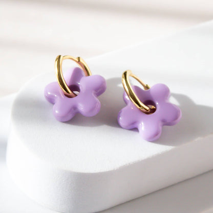 Escenario Aros Flor Lavanda