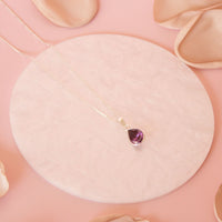 Escenario Collar Gota Morada