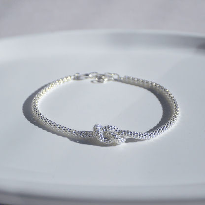 Pulsera 'Nudo Eterno' Plata 925