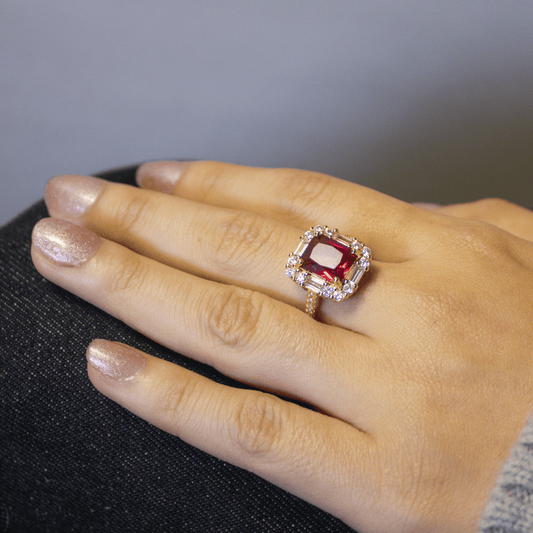 Modelo Anillo Turquesa