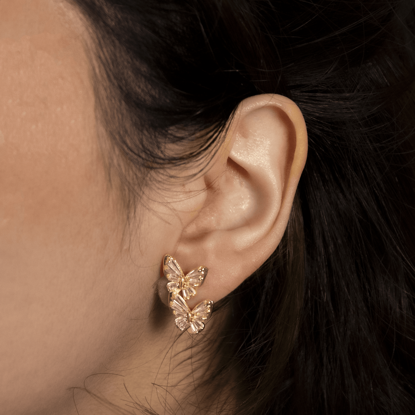 modelo aros mariposas