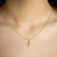 Modelo Collar Cruz Mosaico