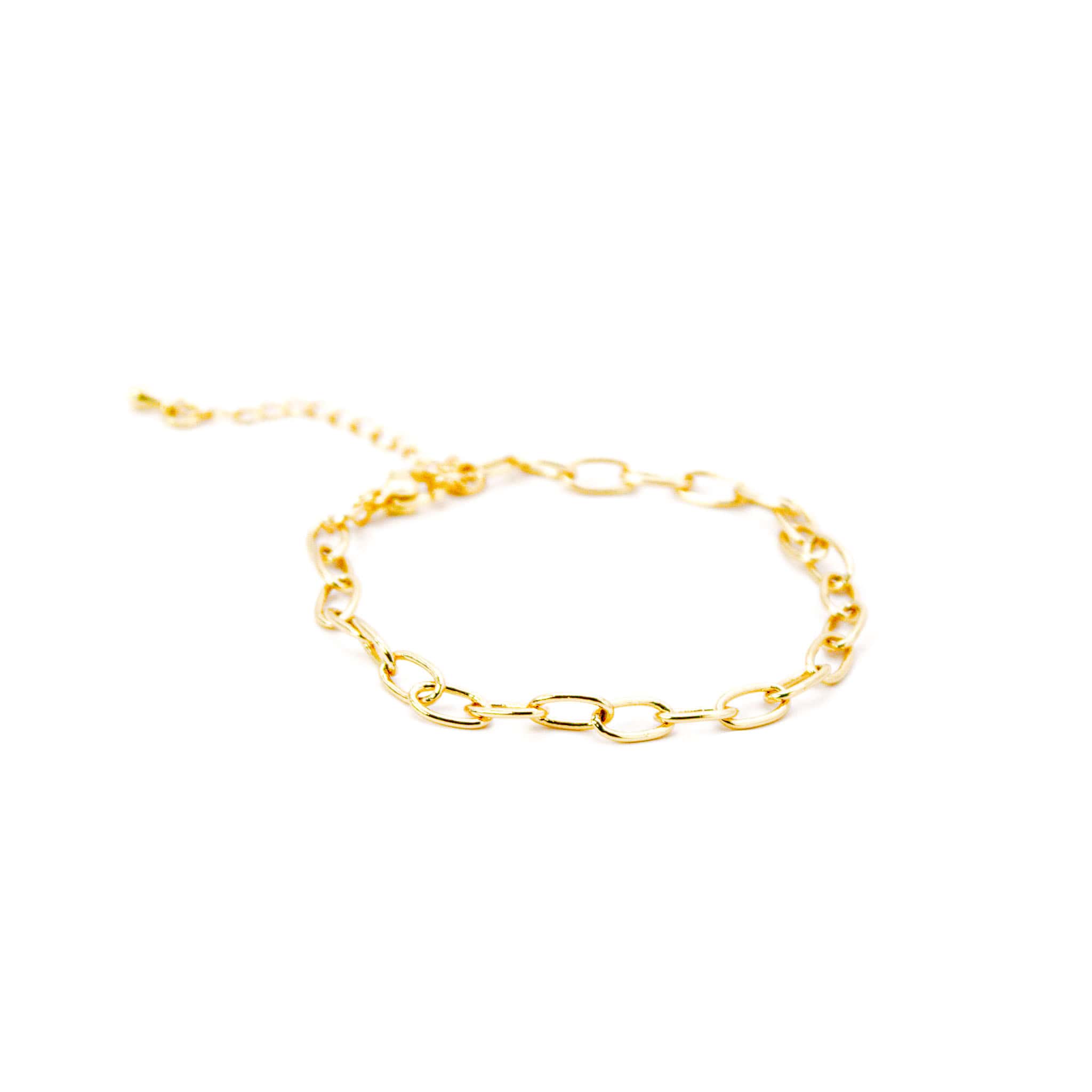 Pulsera Baño de Oro Roma eslabones