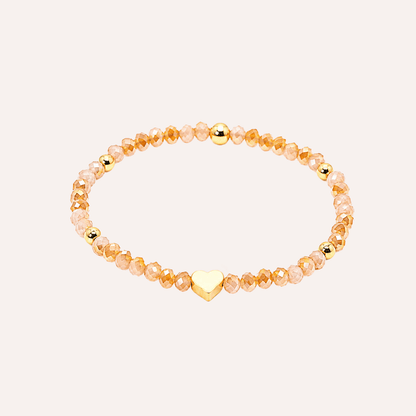 Pulsera Corazon de Coral