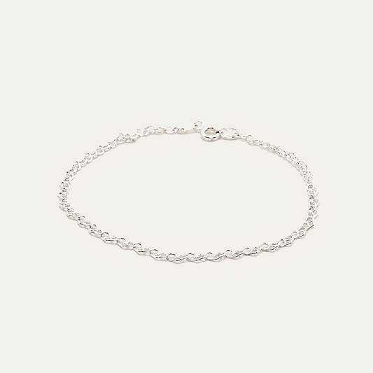 Pulsera Corazones Eternos Plata 925