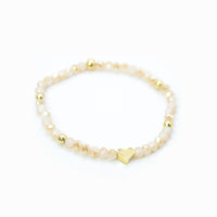 Pulsera Destello de Cristales Corazón