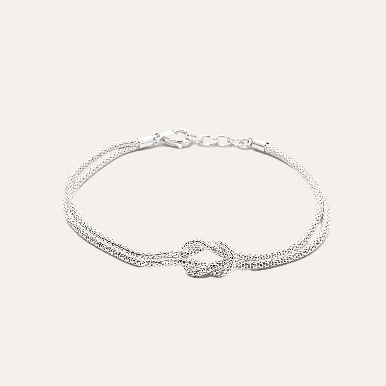 Pulsera Nudo Eterno Plata 925