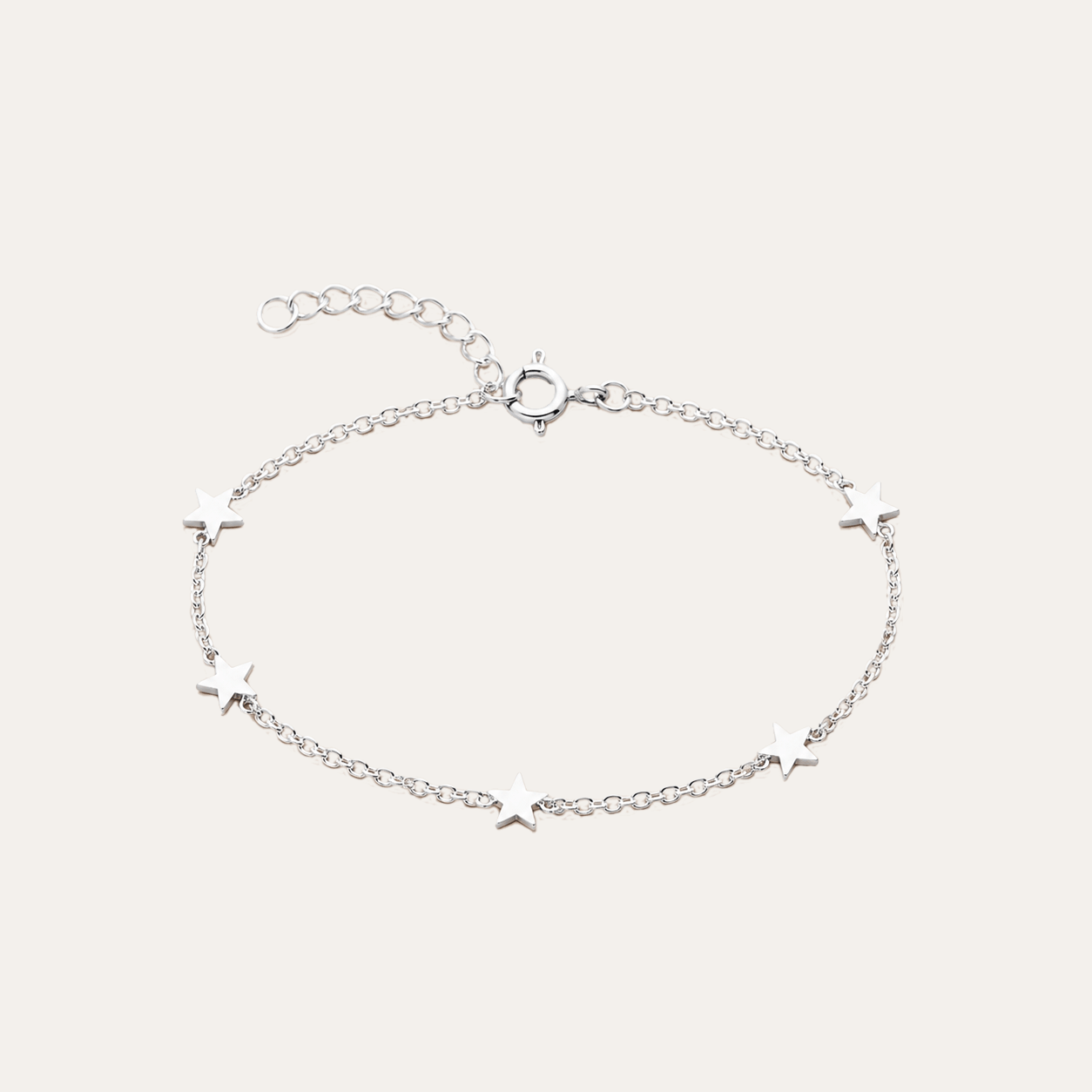 Pulsera Reflejo de Estrellas Plata 925