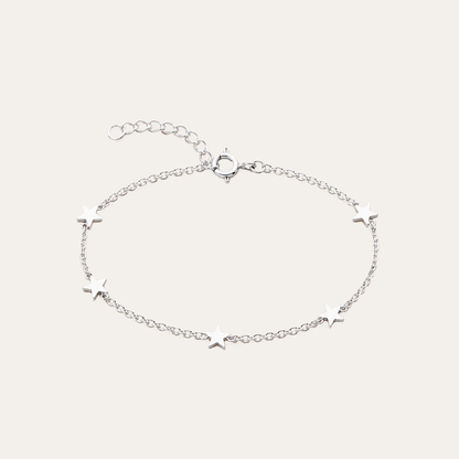 Pulsera Reflejo de Estrellas Plata 925