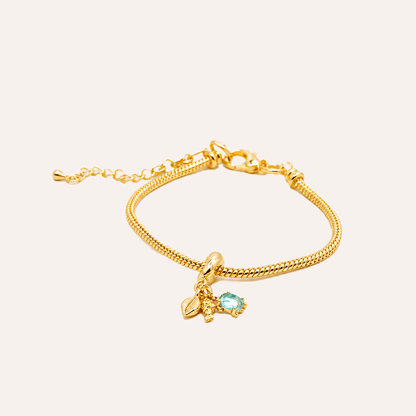 Set 'Pulsera + Charm' Baño en Oro (6 opciones)