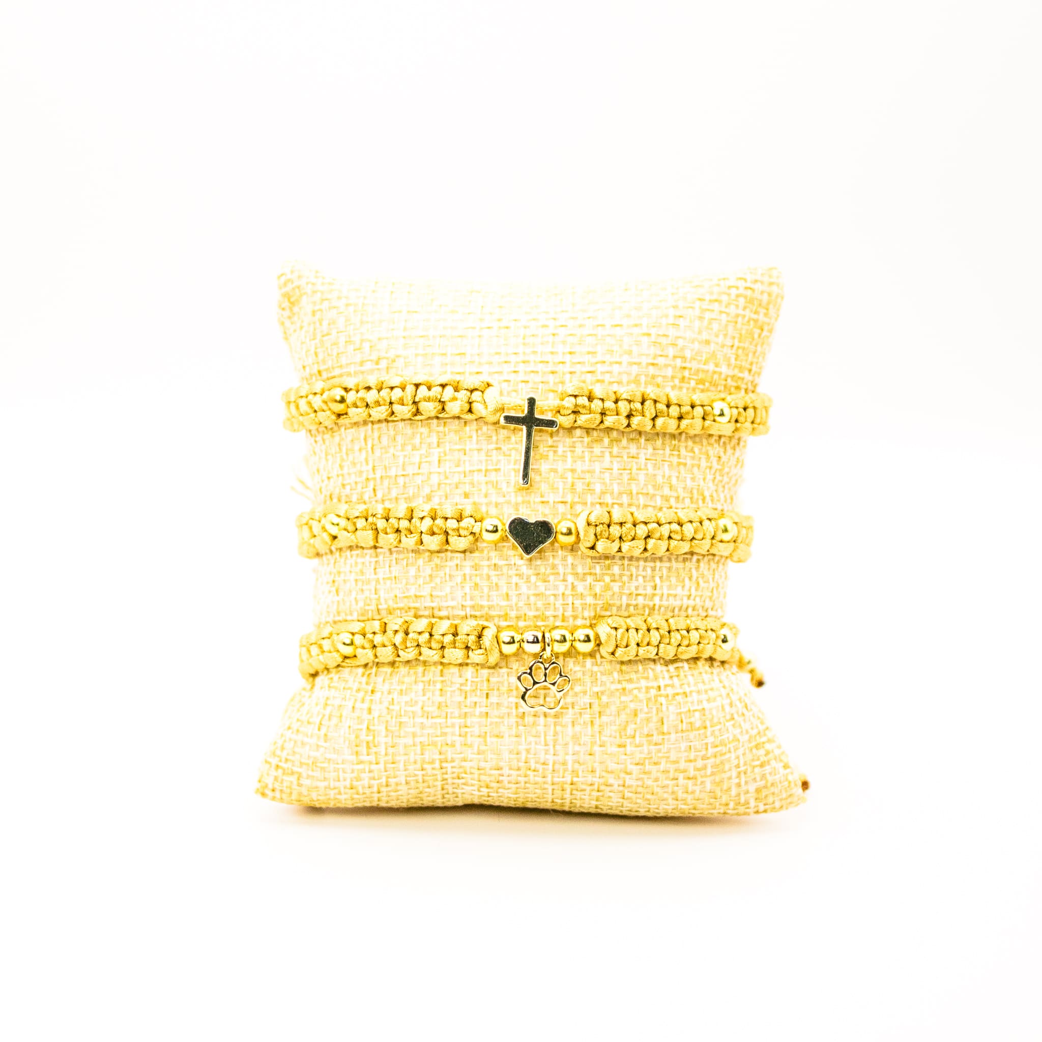 Pulsera Tres Tesoros Gold Handmade