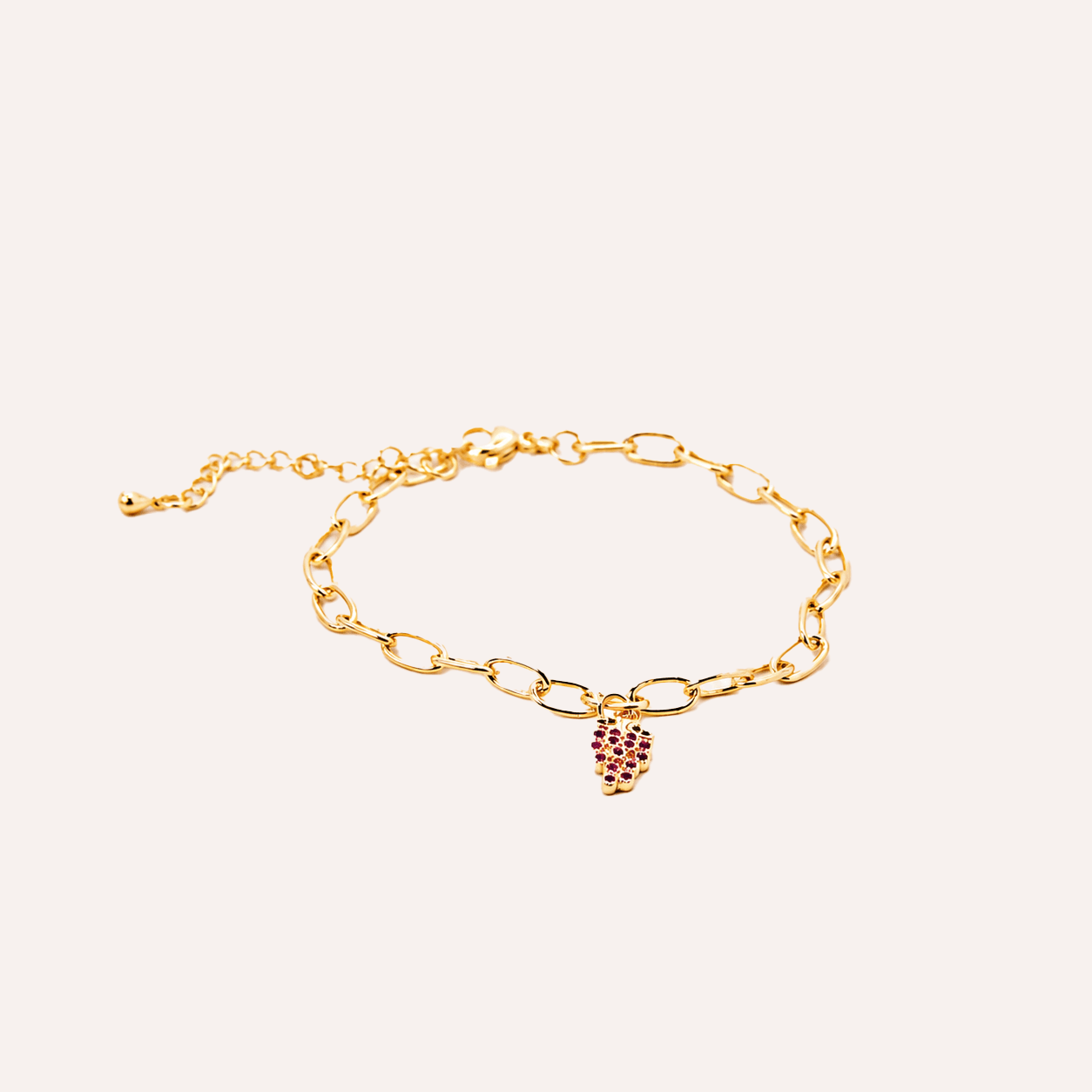 Pulsera Uva Baño Oro
