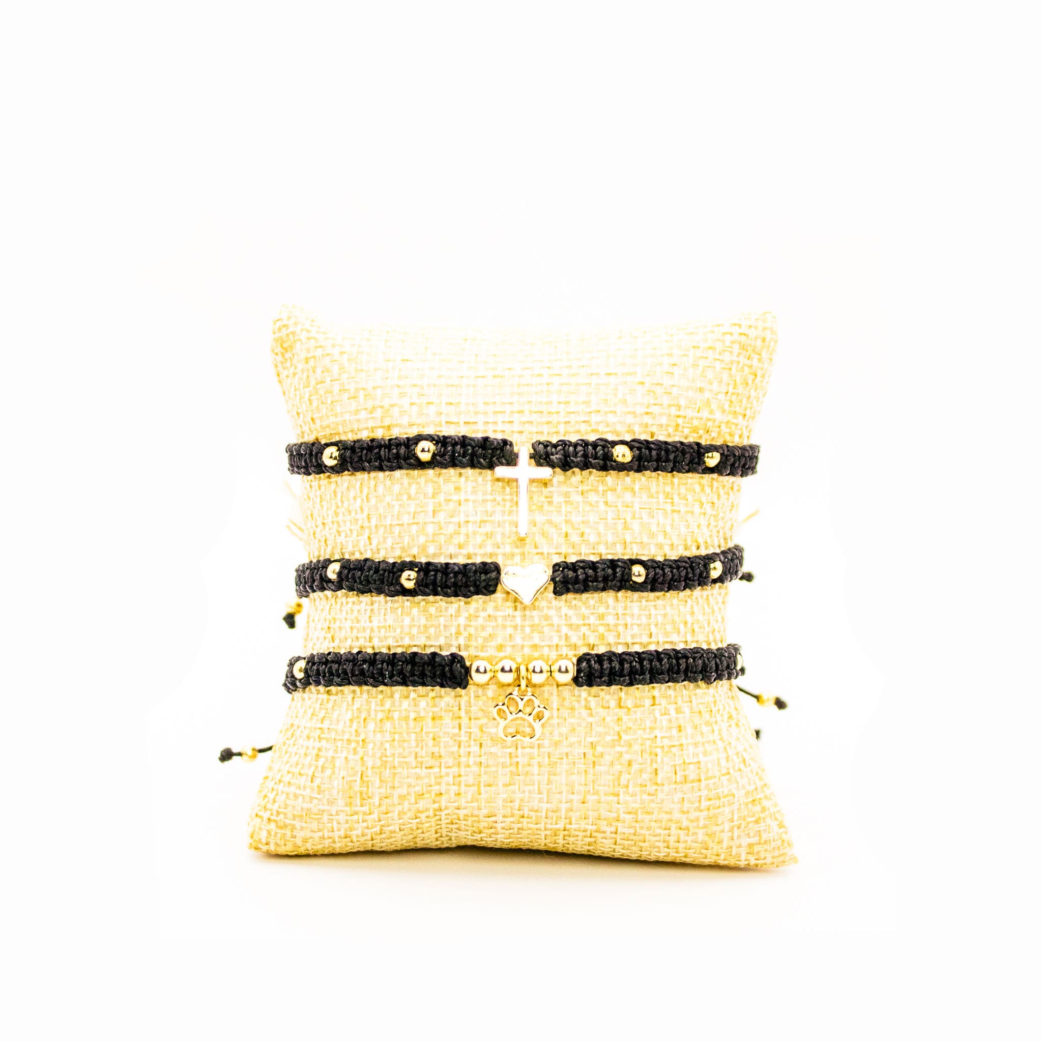 Pulseras Tres Tesoros Black Handmade
